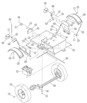 Part Location Diagram of 76834-12 Bear Cat Weldment, C/S Trailer